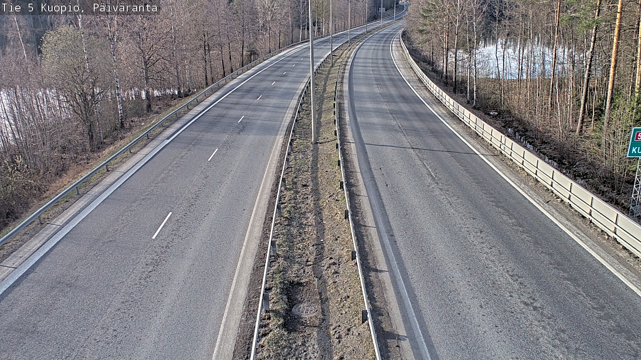 Weather Camera Image Road 5 Kuopio, Päiväranta, Kuopio, Pohjois-Savo