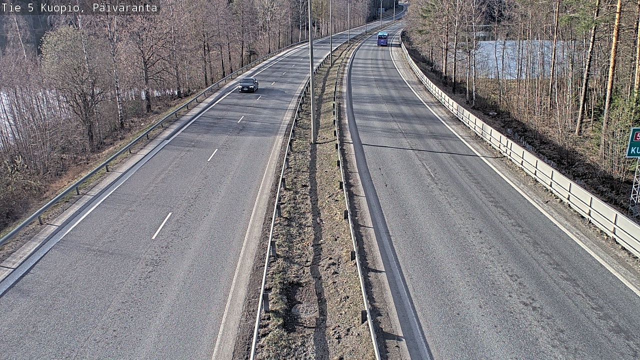 Weather Camera Image Road 5 Kuopio, Päiväranta, Kuopio, Pohjois-Savo