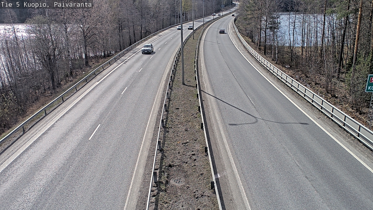 Weather Camera Image Road 5 Kuopio, Päiväranta, Kuopio, Pohjois-Savo