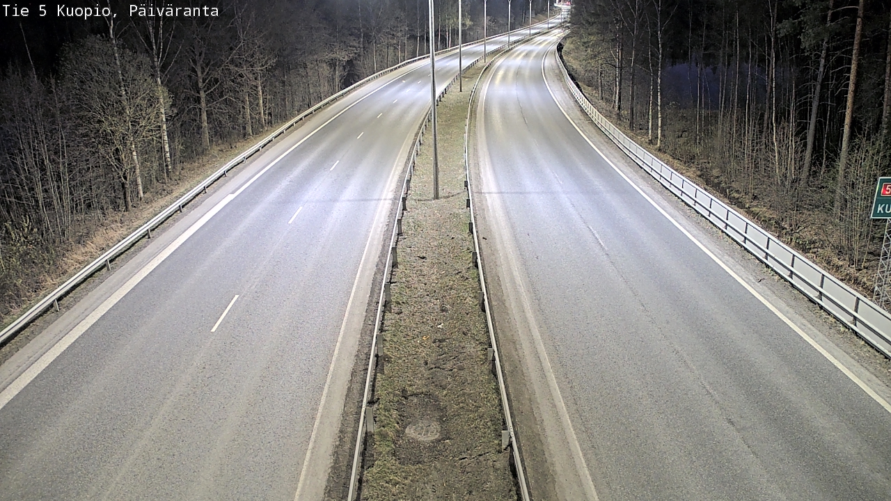 Weather Camera Image Road 5 Kuopio, Päiväranta, Kuopio, Pohjois-Savo