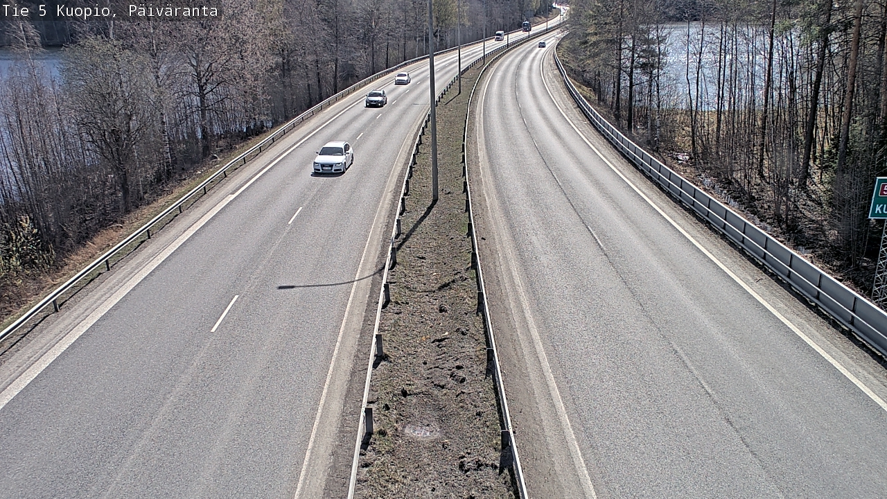 Weather Camera Image Road 5 Kuopio, Päiväranta, Kuopio, Pohjois-Savo
