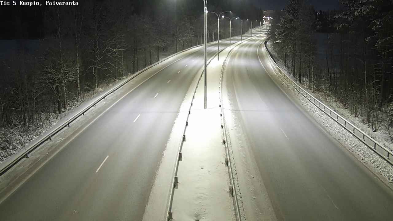 Weather Camera Image Väg 5 Kuopio, Päiväranta, Kuopio, Pohjois-Savo