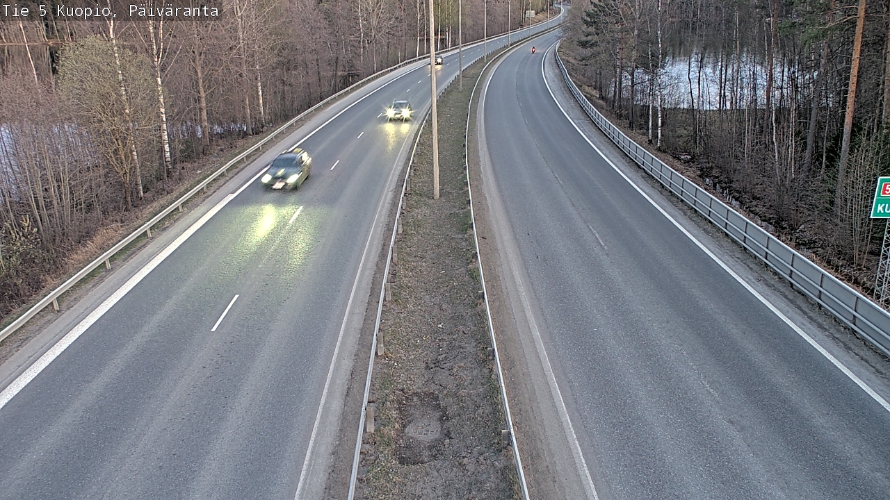 Weather Camera Image Road 5 Kuopio, Päiväranta, Kuopio, Pohjois-Savo