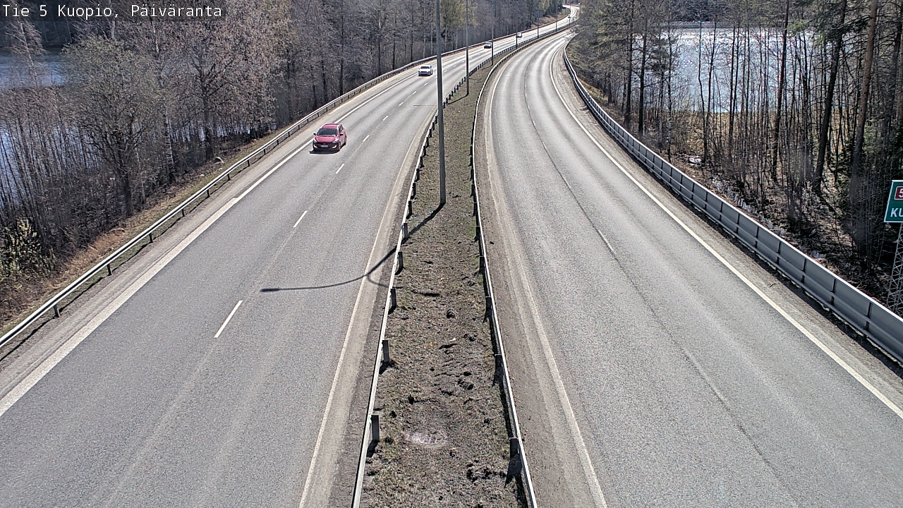 Weather Camera Image Road 5 Kuopio, Päiväranta, Kuopio, Pohjois-Savo