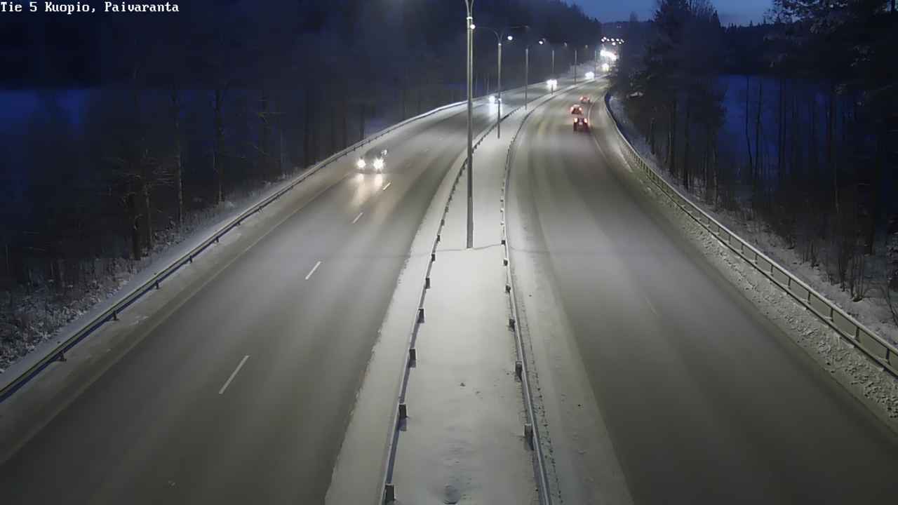 Weather Camera Image Väg 5 Kuopio, Päiväranta, Kuopio, Pohjois-Savo