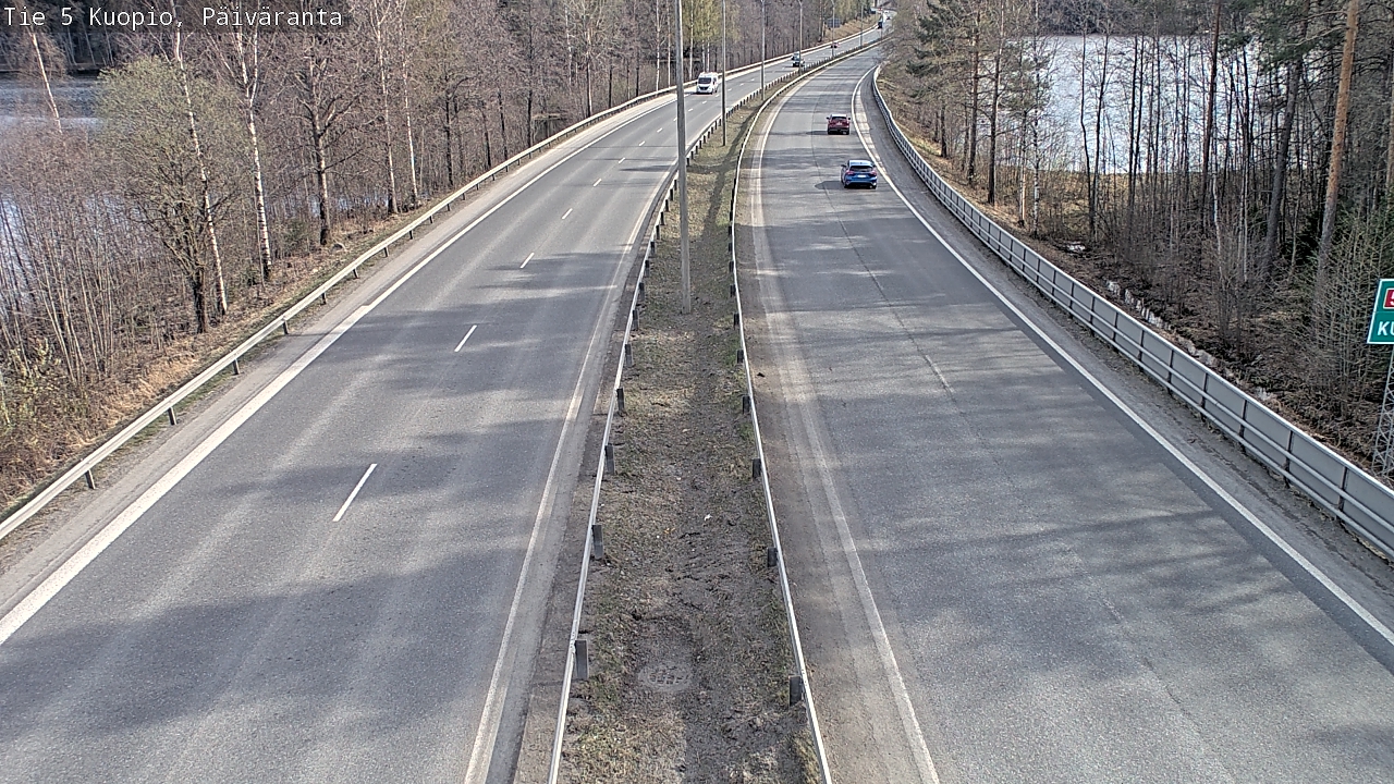 Weather Camera Image Road 5 Kuopio, Päiväranta, Kuopio, Pohjois-Savo