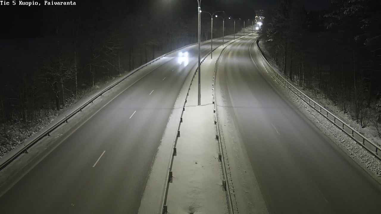 Weather Camera Image Väg 5 Kuopio, Päiväranta, Kuopio, Pohjois-Savo