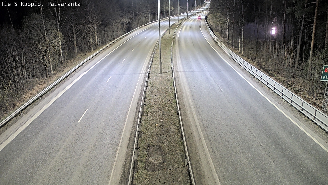 Weather Camera Image Road 5 Kuopio, Päiväranta, Kuopio, Pohjois-Savo