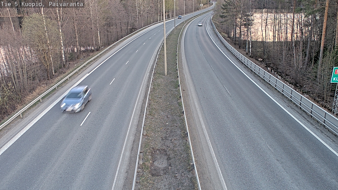 Weather Camera Image Road 5 Kuopio, Päiväranta, Kuopio, Pohjois-Savo