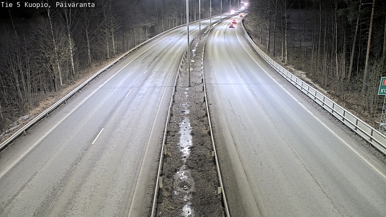 Kelikamerat Kuva Tie 5 Kuopio, Päiväranta, Kuopio, Pohjois-Savo