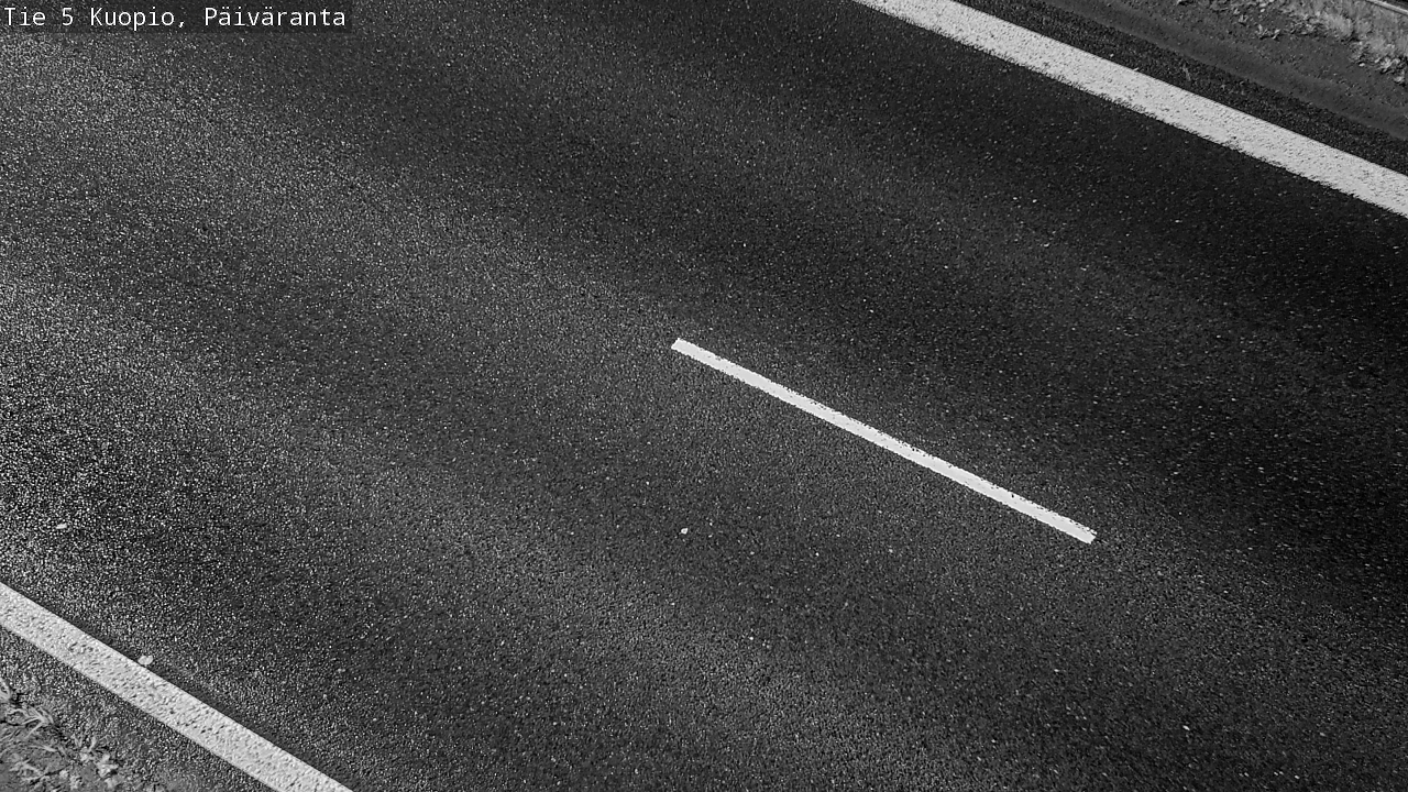 Weather Camera Image Road 5 Kuopio, Päiväranta, Kuopio, Pohjois-Savo