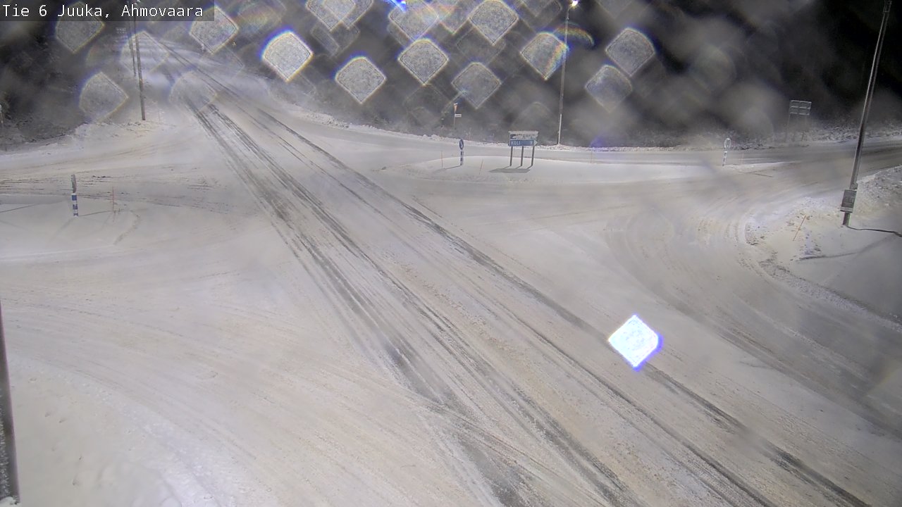Weather Camera Image Väg 6 Juga, Ahmovaara, Juuka, Pohjois-Karjala