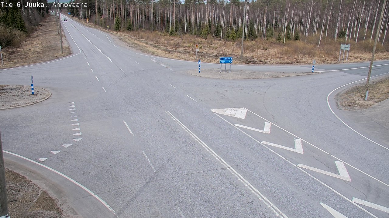 Weather Camera Image Road 6 Juuka, Ahmovaara, Juuka, Pohjois-Karjala
