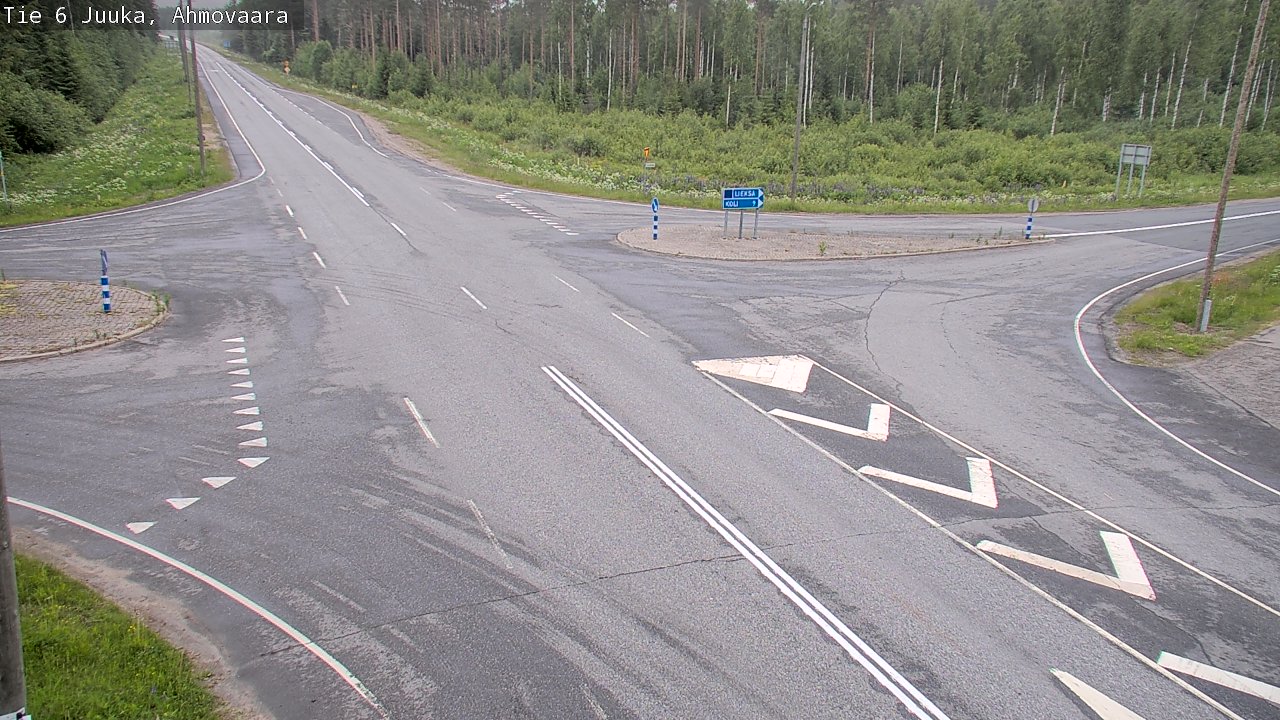 Kelikamerat Kuva Tie 6 Juuka, Ahmovaara, Juuka, Pohjois-Karjala
