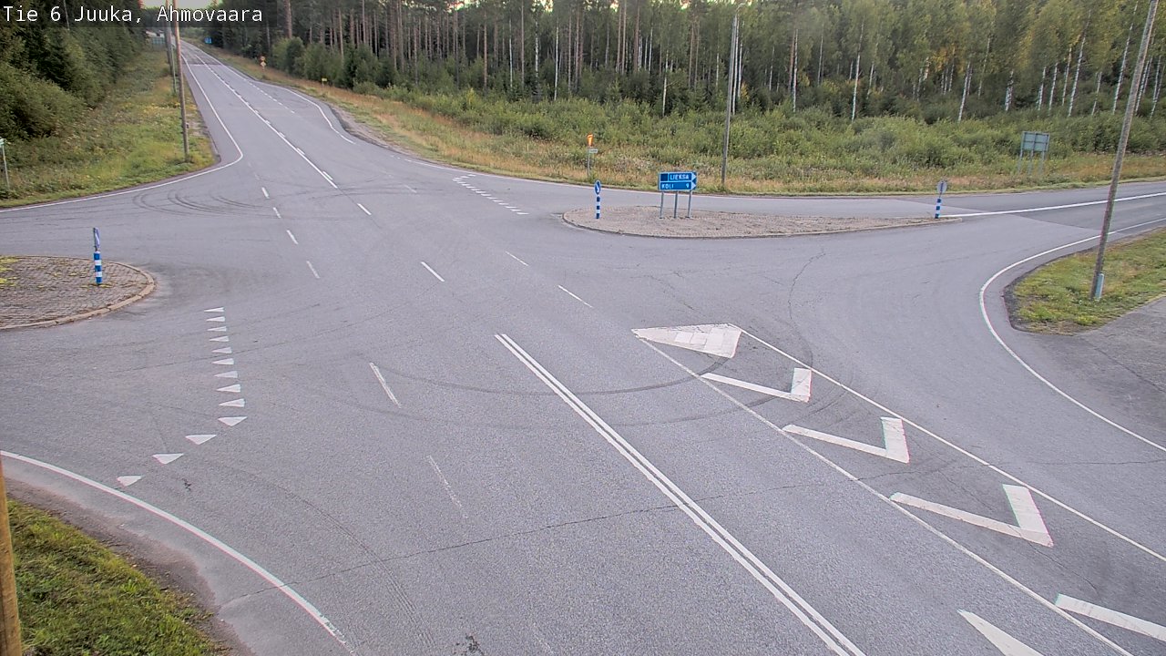 Weather Camera Image Road 6 Juuka, Ahmovaara, Juuka, Pohjois-Karjala