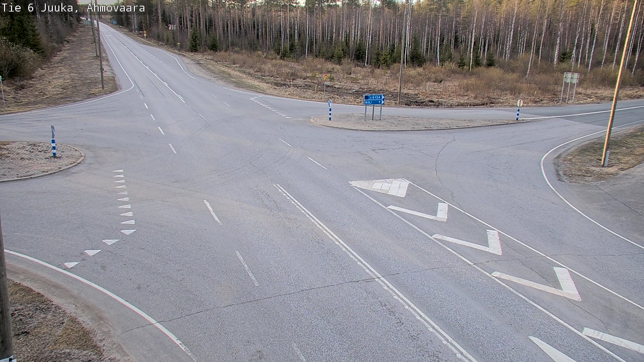 Weather Camera Image Road 6 Juuka, Ahmovaara, Juuka, Pohjois-Karjala