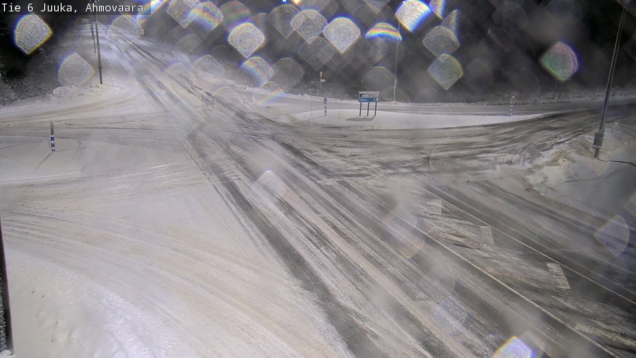 Weather Camera Image Väg 6 Juga, Ahmovaara, Juuka, Pohjois-Karjala
