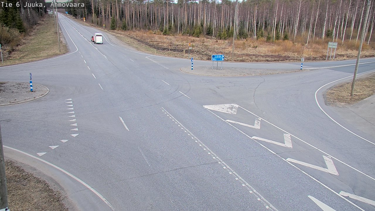 Weather Camera Image Road 6 Juuka, Ahmovaara, Juuka, Pohjois-Karjala
