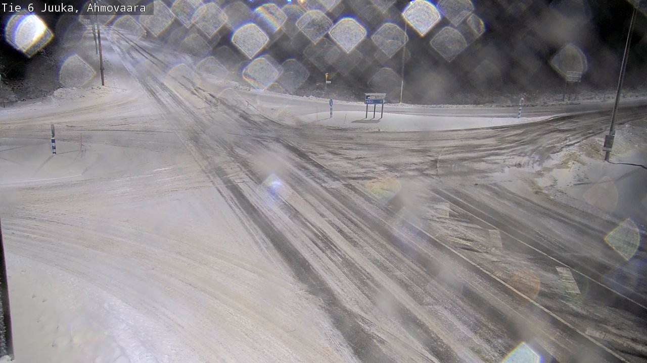 Weather Camera Image Väg 6 Juga, Ahmovaara, Juuka, Pohjois-Karjala