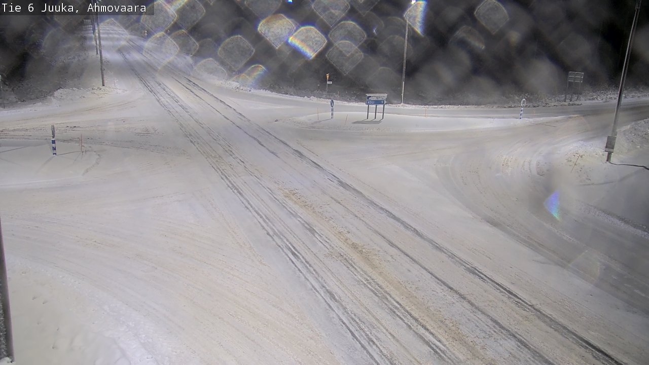 Weather Camera Image Väg 6 Juga, Ahmovaara, Juuka, Pohjois-Karjala