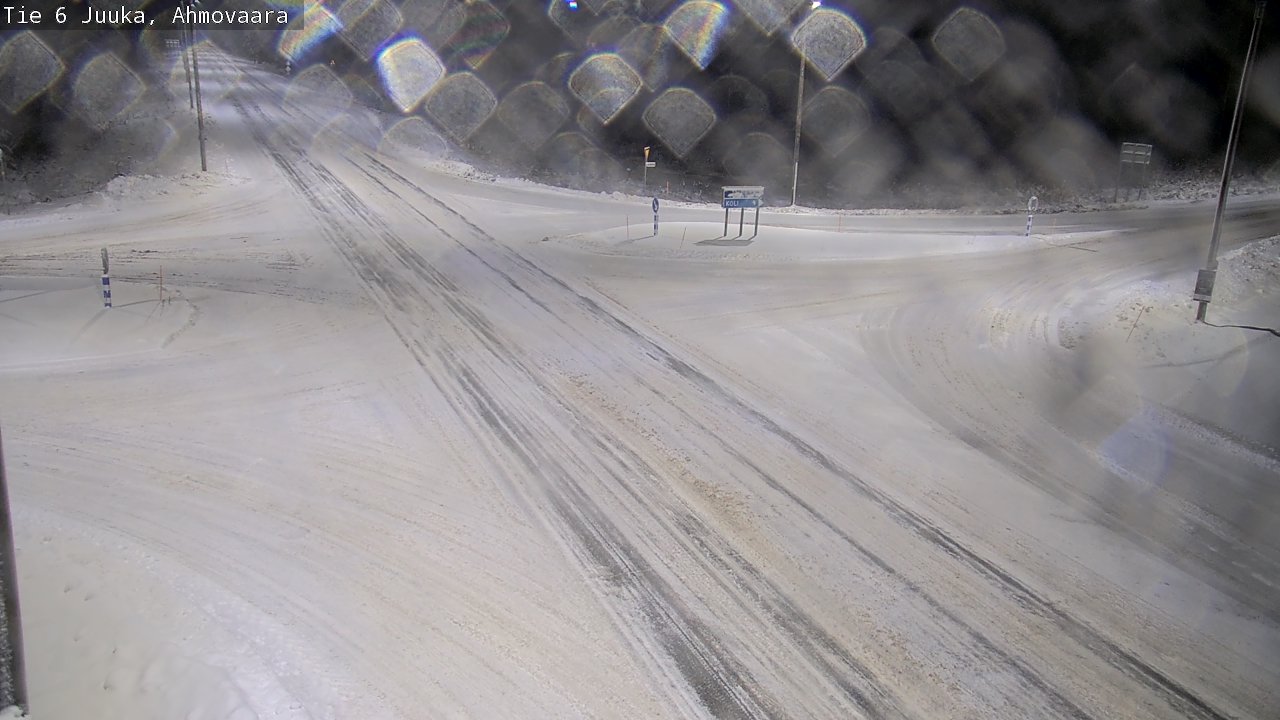 Weather Camera Image Väg 6 Juga, Ahmovaara, Juuka, Pohjois-Karjala