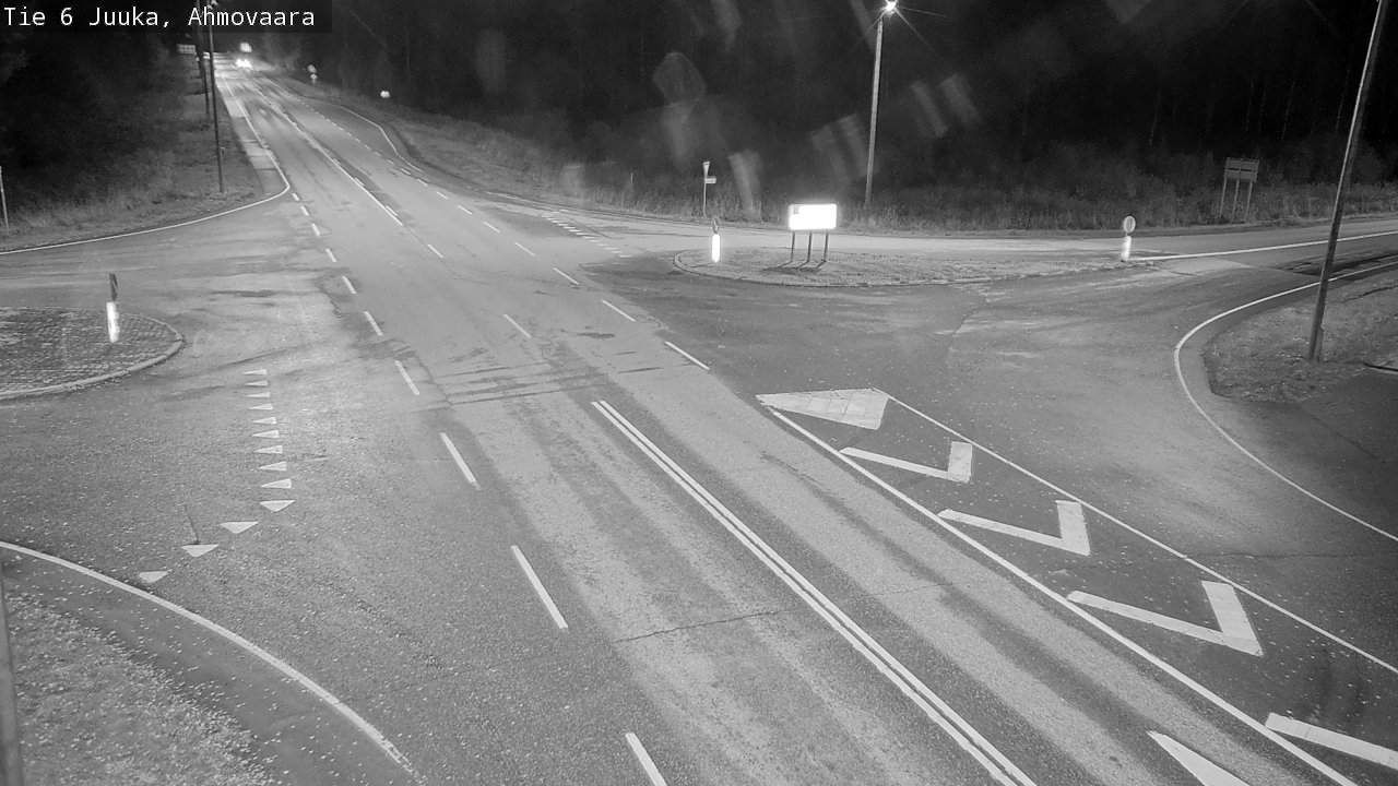 Weather Camera Image Väg 6 Juga, Ahmovaara, Juuka, Pohjois-Karjala