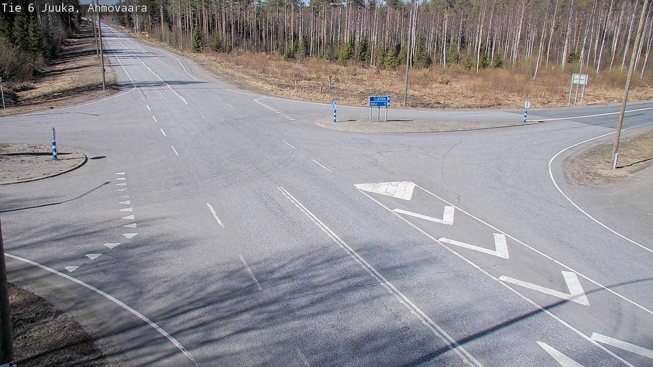 Weather Camera Image Road 6 Juuka, Ahmovaara, Juuka, Pohjois-Karjala
