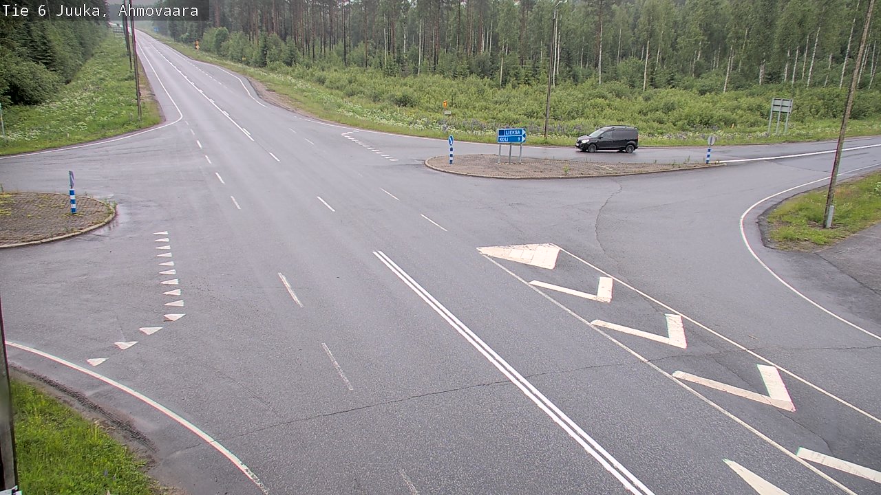 Weather Camera Image Road 6 Juuka, Ahmovaara, Juuka, Pohjois-Karjala