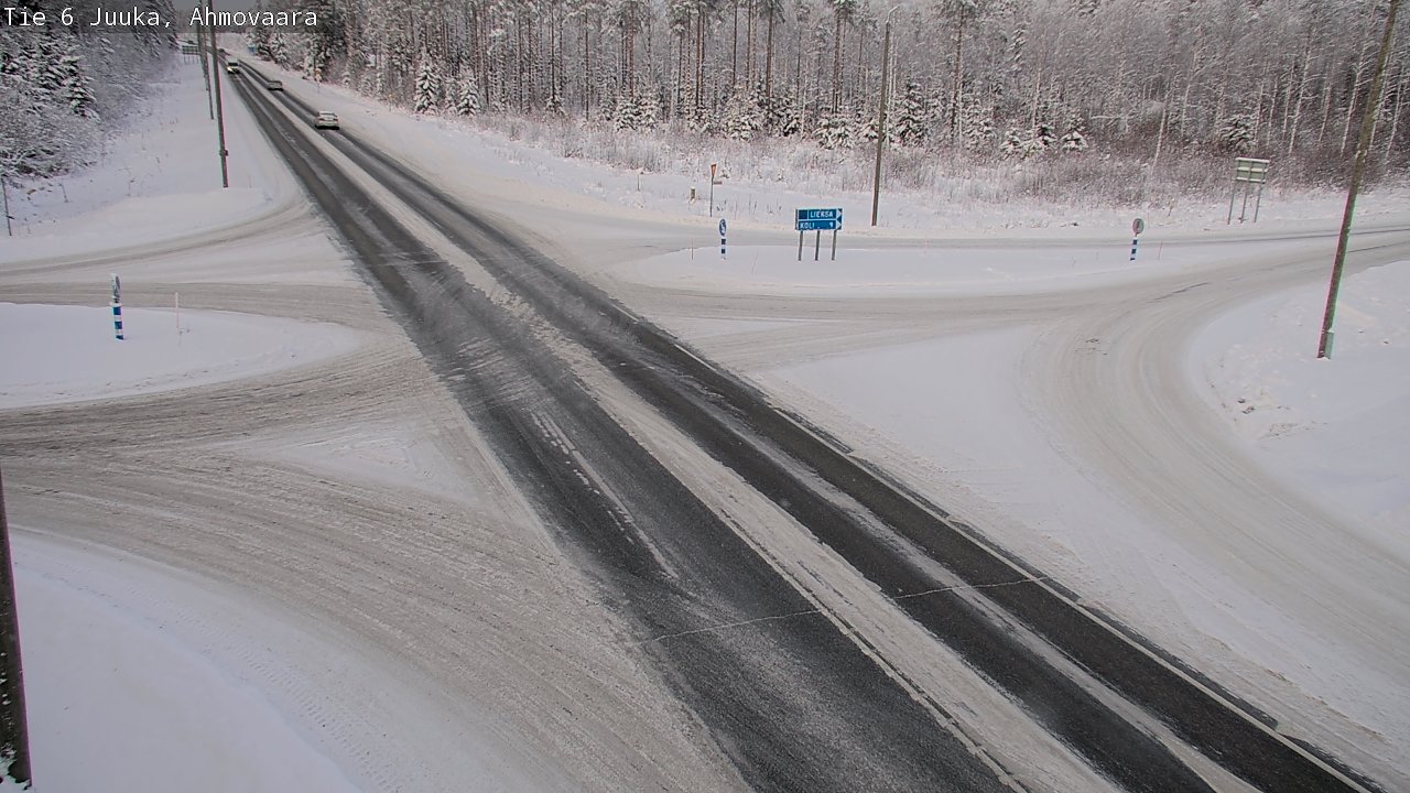 Weather Camera Image Road 6 Juuka, Ahmovaara, Juuka, Pohjois-Karjala