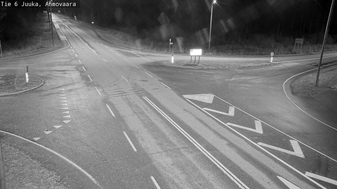 Weather Camera Image Väg 6 Juga, Ahmovaara, Juuka, Pohjois-Karjala