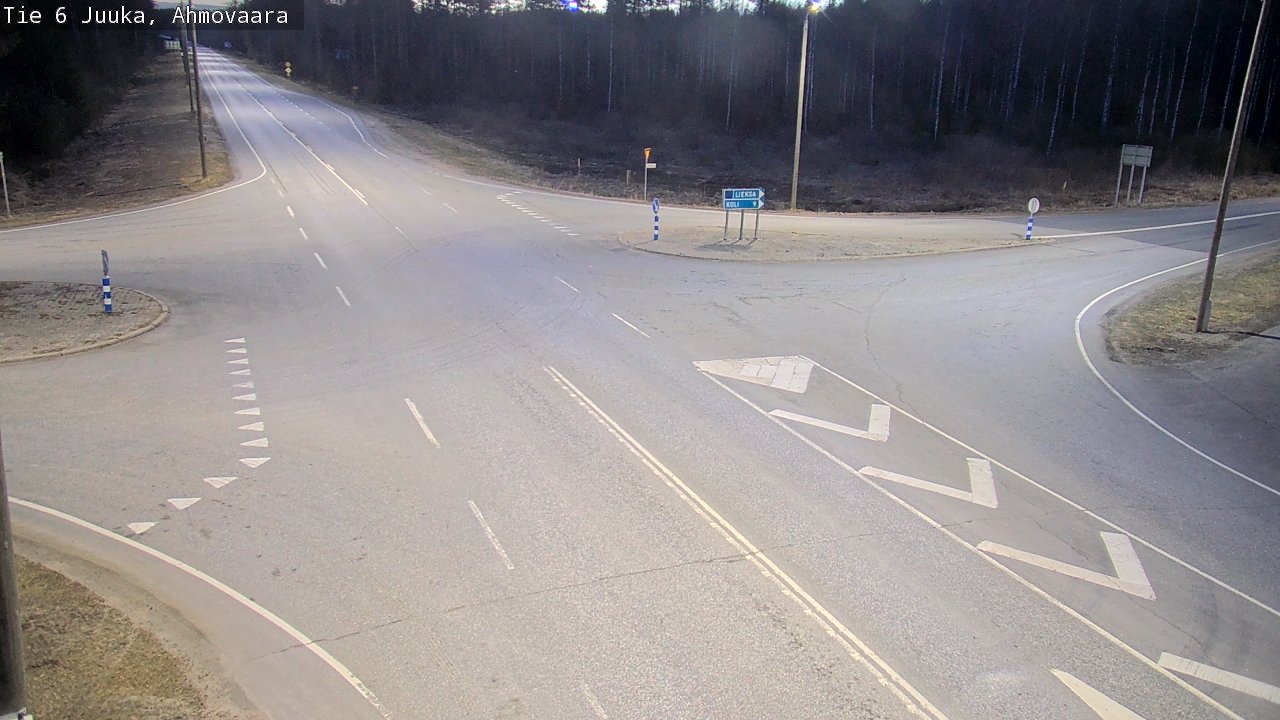 Weather Camera Image Road 6 Juuka, Ahmovaara, Juuka, Pohjois-Karjala