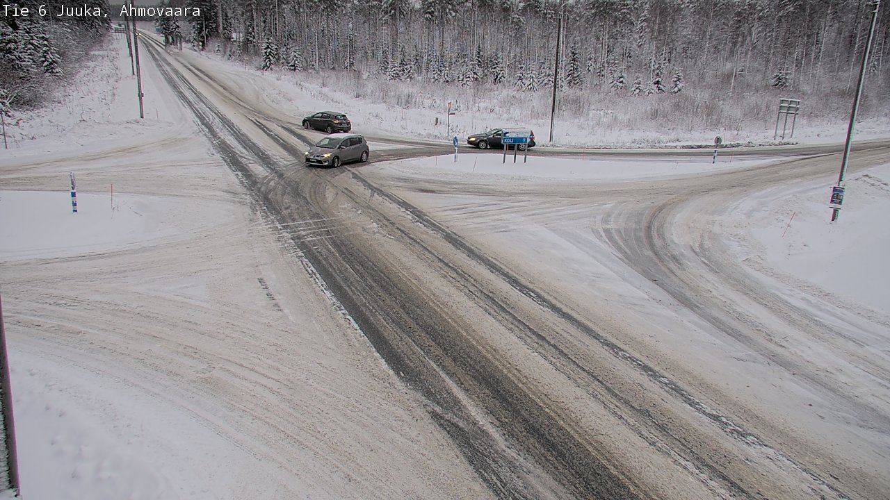 Weather Camera Image Väg 6 Juga, Ahmovaara, Juuka, Pohjois-Karjala