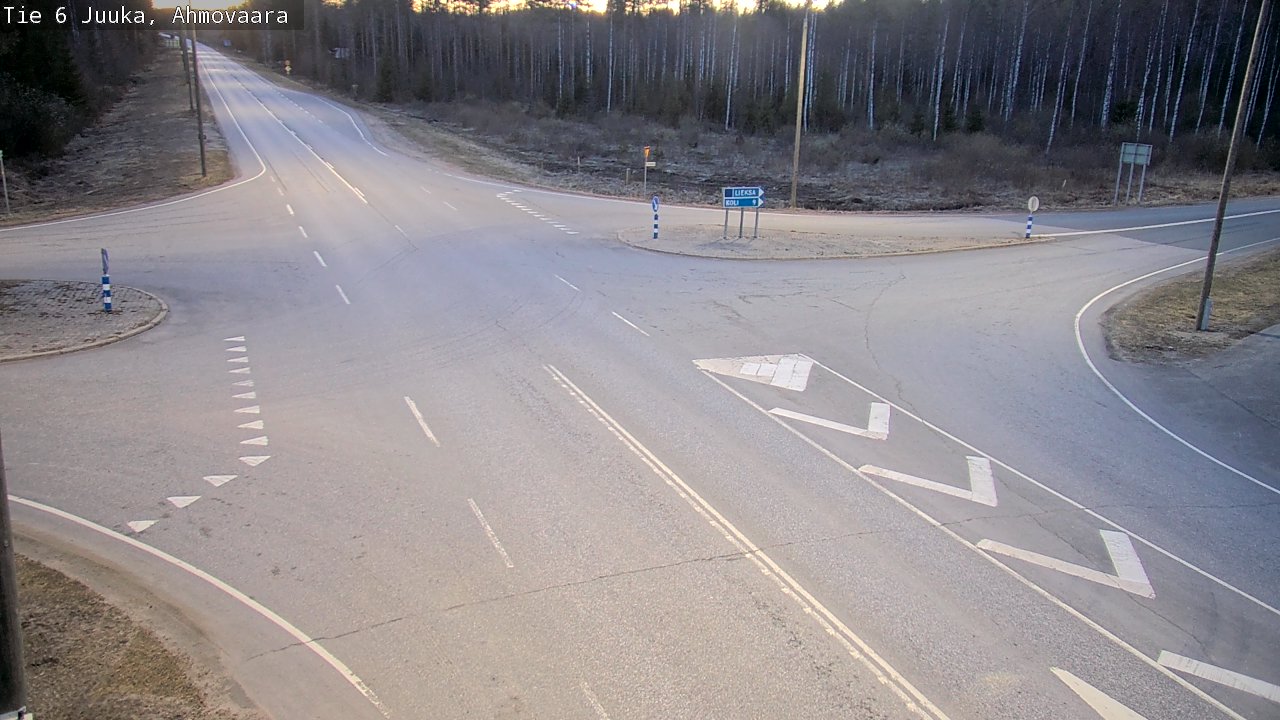 Weather Camera Image Road 6 Juuka, Ahmovaara, Juuka, Pohjois-Karjala
