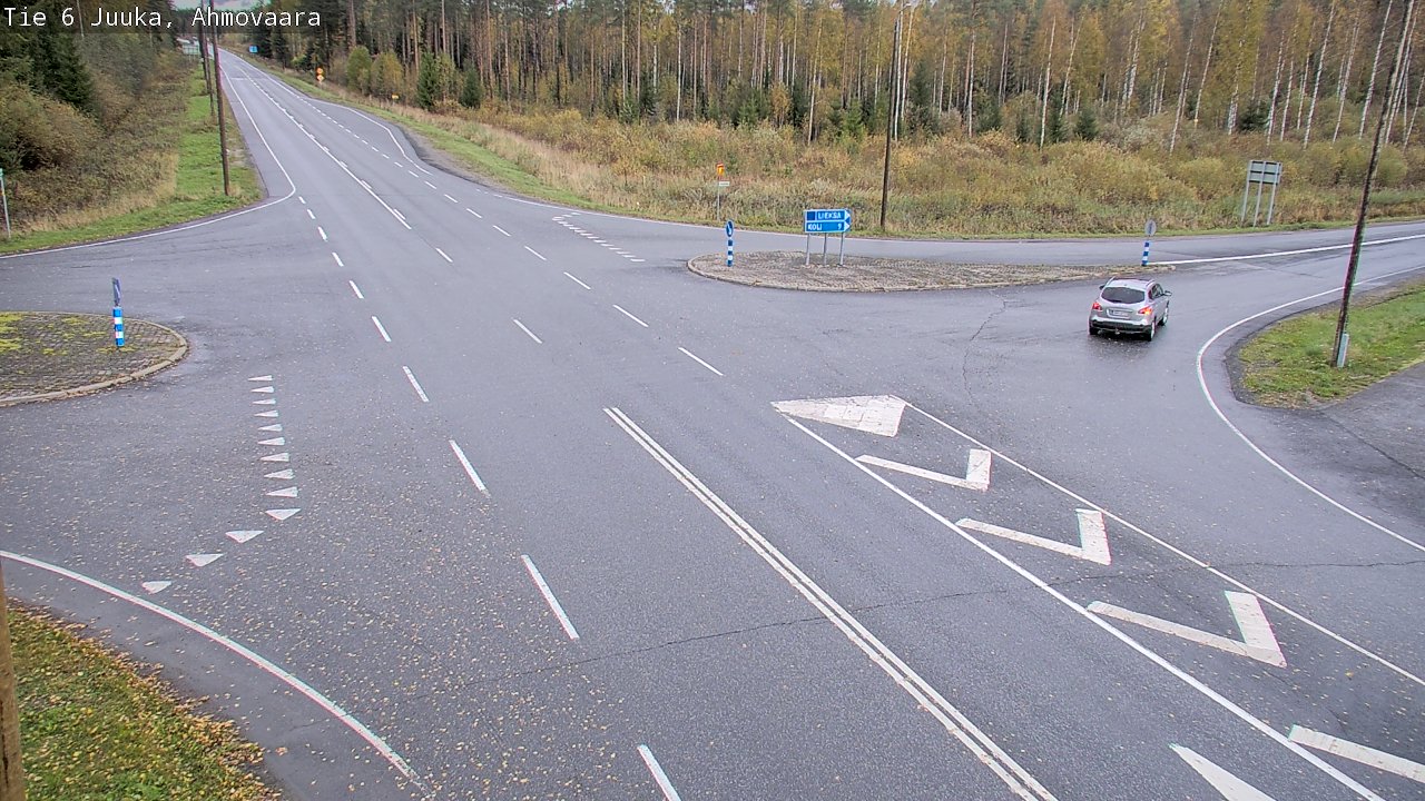 Weather Camera Image Väg 6 Juga, Ahmovaara, Juuka, Pohjois-Karjala