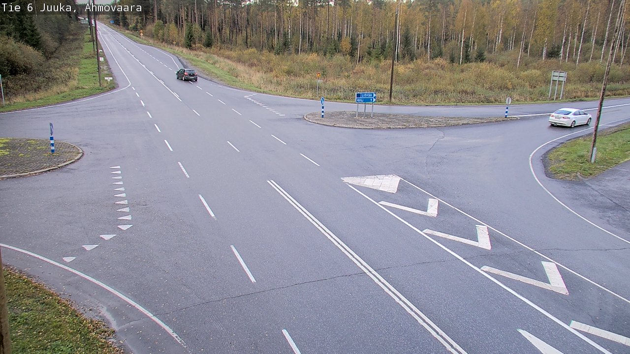 Weather Camera Image Väg 6 Juga, Ahmovaara, Juuka, Pohjois-Karjala