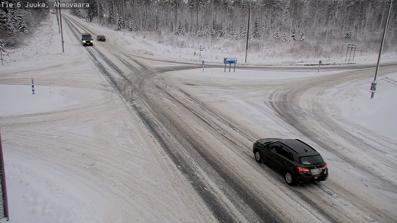 Weather Camera Image Väg 6 Juga, Ahmovaara, Juuka, Pohjois-Karjala
