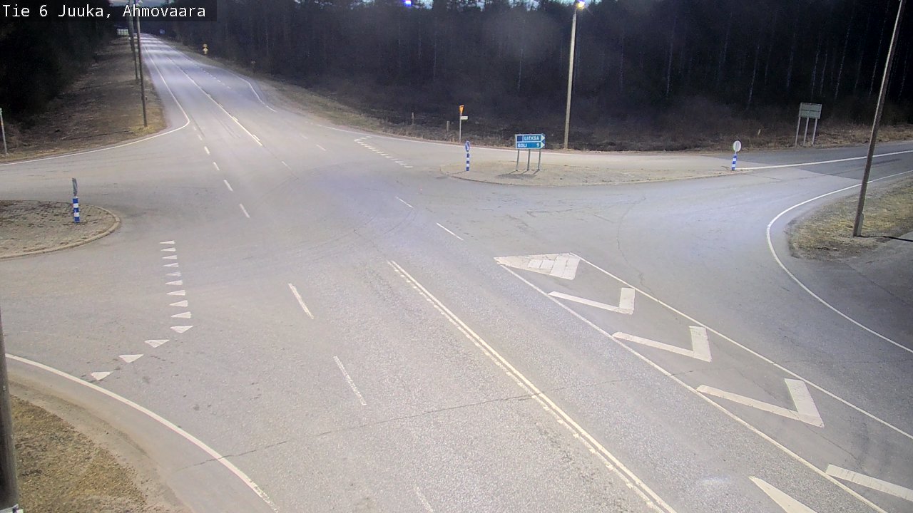 Weather Camera Image Road 6 Juuka, Ahmovaara, Juuka, Pohjois-Karjala