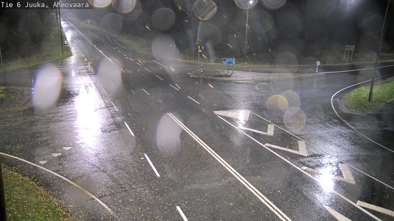 Weather Camera Image Väg 6 Juga, Ahmovaara, Juuka, Pohjois-Karjala