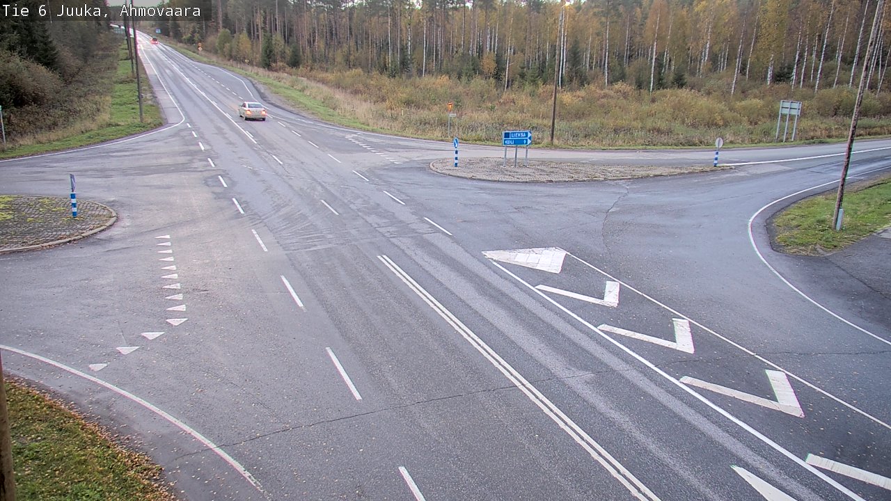 Weather Camera Image Väg 6 Juga, Ahmovaara, Juuka, Pohjois-Karjala