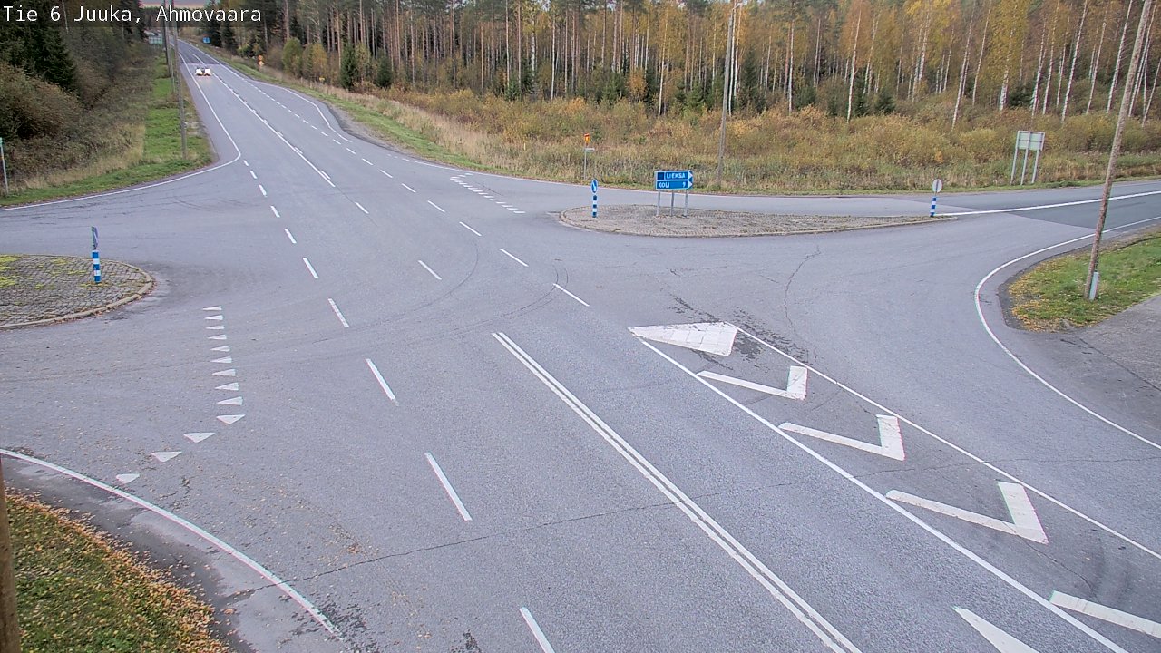Weather Camera Image Road 6 Juuka, Ahmovaara, Juuka, Pohjois-Karjala