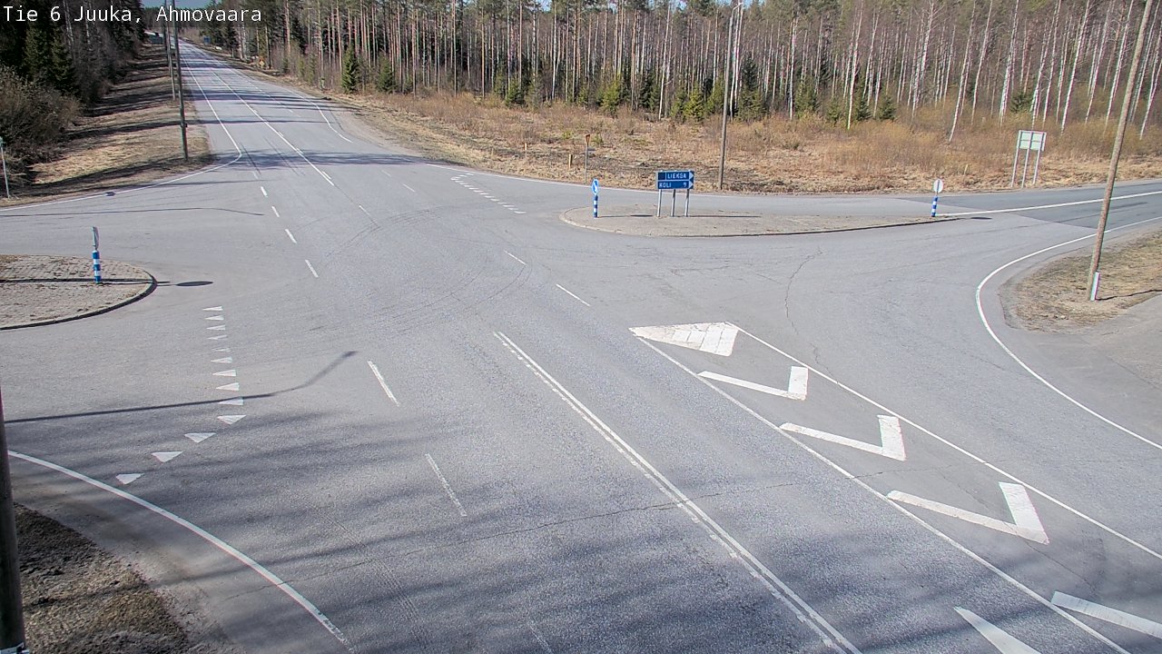 Weather Camera Image Road 6 Juuka, Ahmovaara, Juuka, Pohjois-Karjala