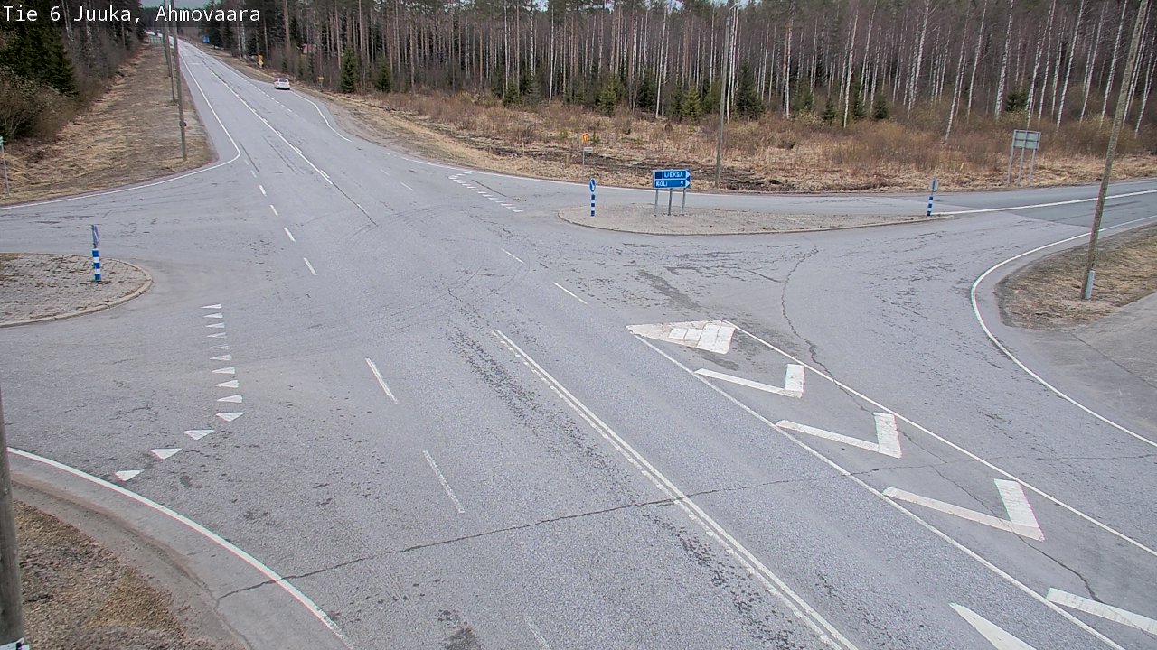 Weather Camera Image Road 6 Juuka, Ahmovaara, Juuka, Pohjois-Karjala