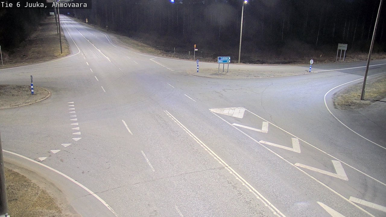 Weather Camera Image Road 6 Juuka, Ahmovaara, Juuka, Pohjois-Karjala