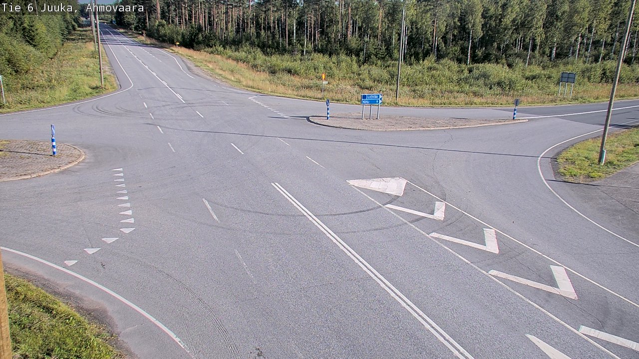Weather Camera Image Road 6 Juuka, Ahmovaara, Juuka, Pohjois-Karjala
