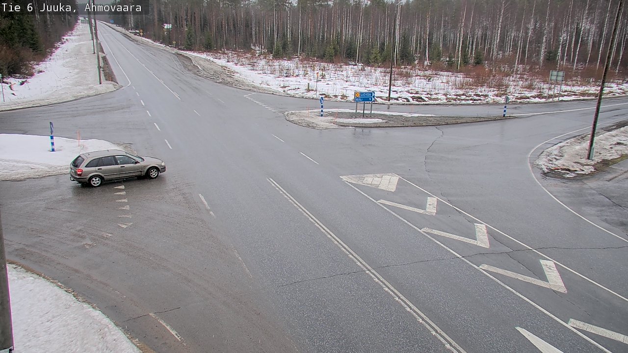 Weather Camera Image Road 6 Juuka, Ahmovaara, Juuka, Pohjois-Karjala