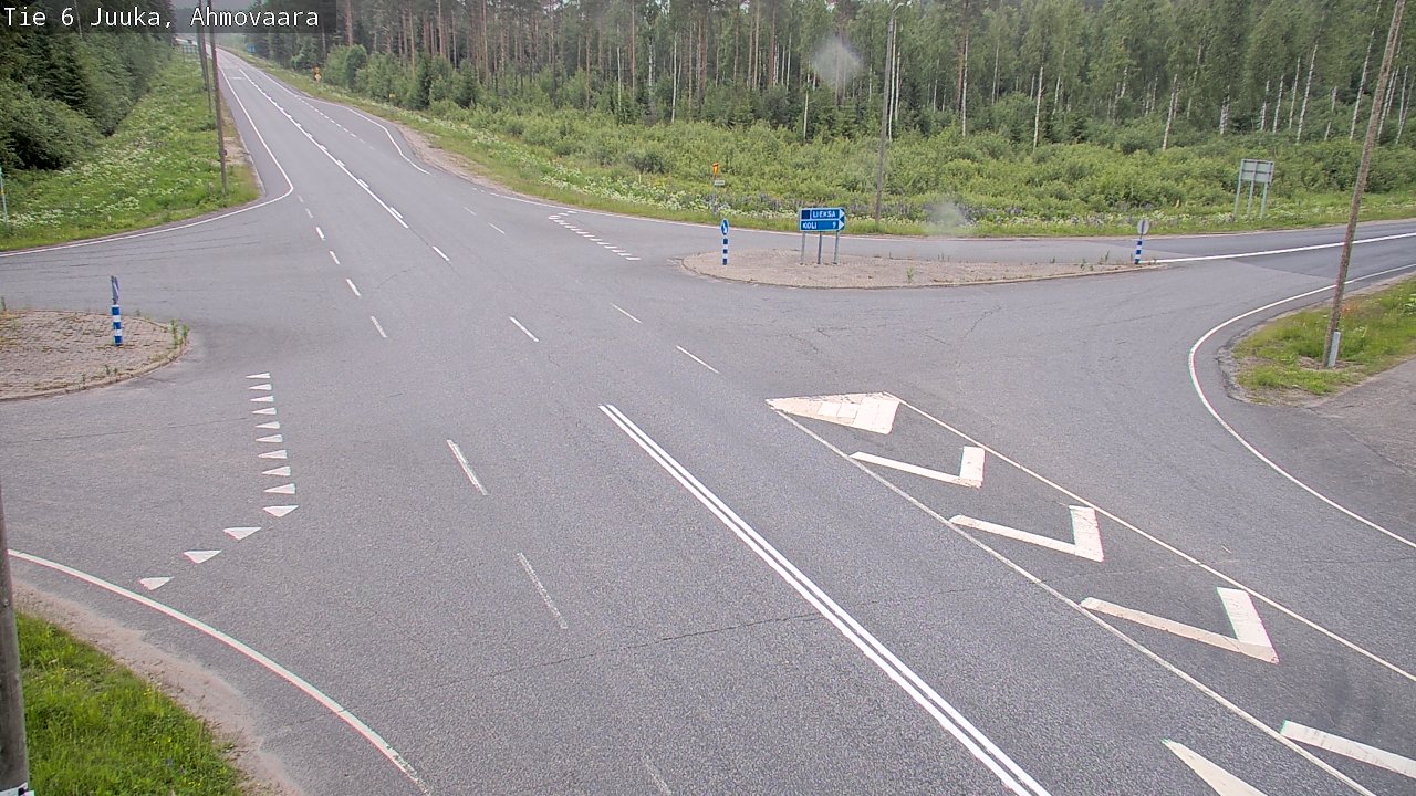 Kelikamerat Kuva Tie 6 Juuka, Ahmovaara, Juuka, Pohjois-Karjala