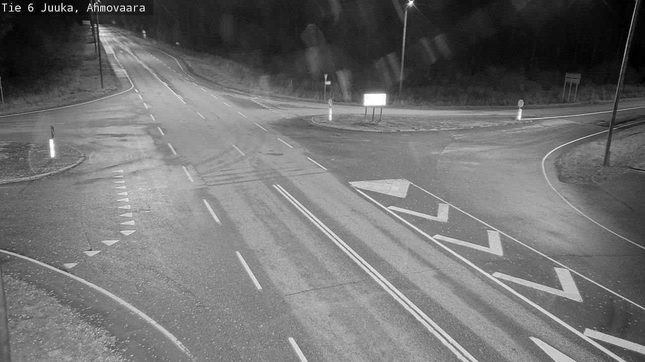Weather Camera Image Väg 6 Juga, Ahmovaara, Juuka, Pohjois-Karjala