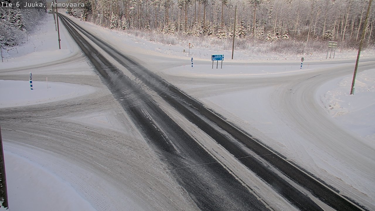 Weather Camera Image Road 6 Juuka, Ahmovaara, Juuka, Pohjois-Karjala