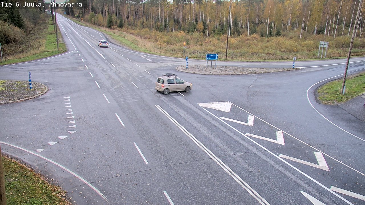 Weather Camera Image Väg 6 Juga, Ahmovaara, Juuka, Pohjois-Karjala
