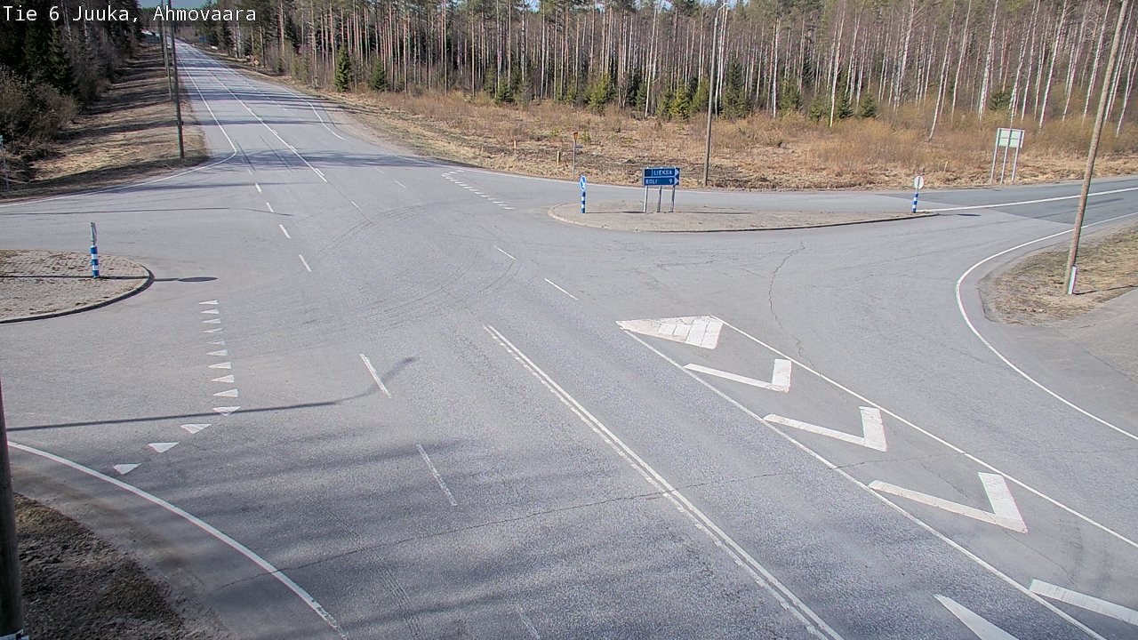 Weather Camera Image Road 6 Juuka, Ahmovaara, Juuka, Pohjois-Karjala
